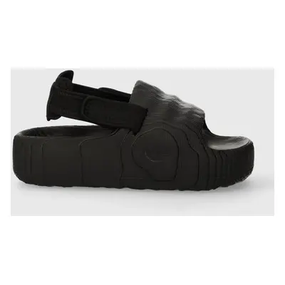 Sandály adidas Originals Adilette 22 XLG černá barva, na platformě, IE5649