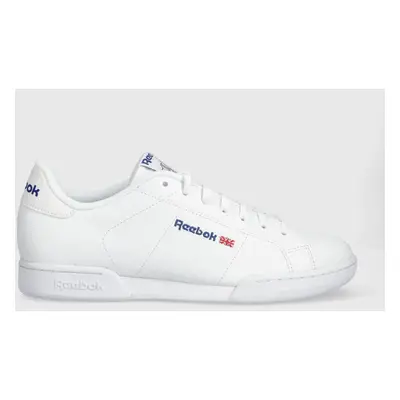 Kožené sneakers boty Reebok Classic NPC II bílá barva