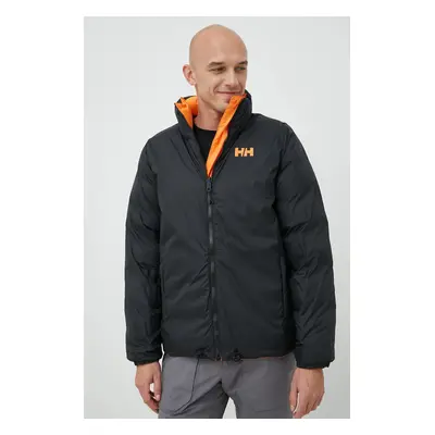 Oboustranná péřová bunda Helly Hansen HH REVERSIBLE DOWN pánská, oranžová barva, 53890