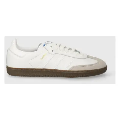 Sneakers boty adidas Originals Samba OG bílá barva, IE3439