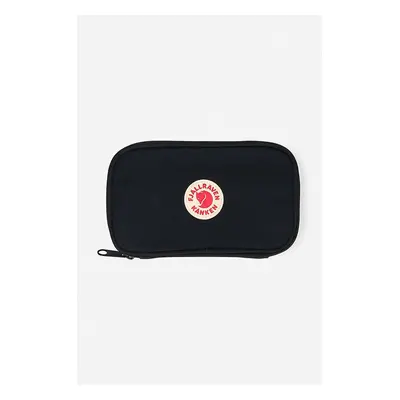 Peněženka Fjallraven Kanken Travel Wallet černá barva, F23781