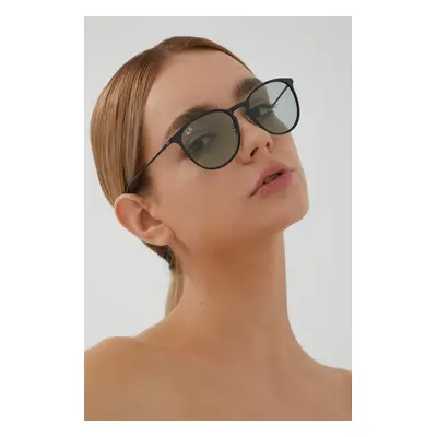 Sluneční brýle Ray-Ban ERIKA METAL dámské, černá barva, 0RB3539