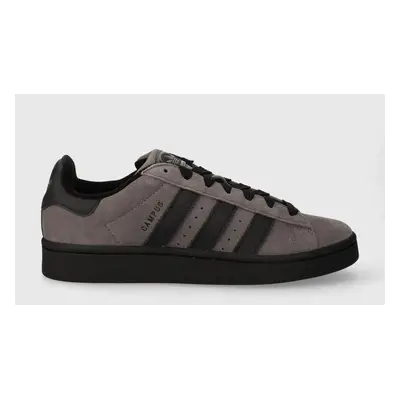 Semišové sneakers boty adidas Originals Campus 00s šedá barva, IF8770