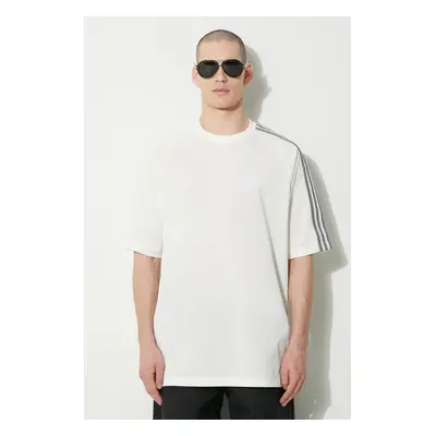 Tričko Y-3 3-Stripes SS Tee béžová barva, s aplikací, IV5625