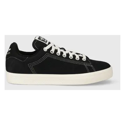 Semišové sneakers boty adidas Originals Stan Smith CS černá barva, ID2042