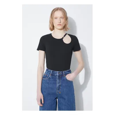 Tričko KSUBI Arise Cut Out Ss Tee Black černá barva, WSP24TE012