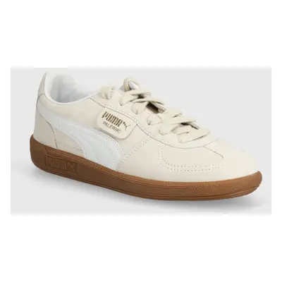 Semišové sneakers boty Puma Palermo béžová barva, 396463