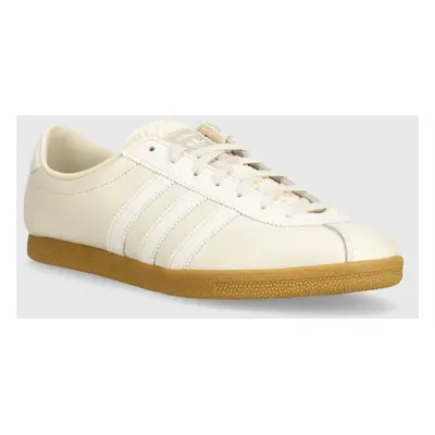 Kožené sneakers boty adidas Originals London béžová barva, IG6207