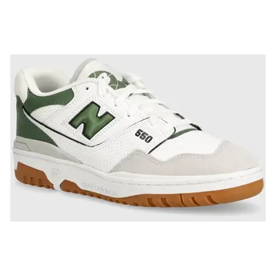 Sneakers boty New Balance 550 zelená barva, BB550ESB