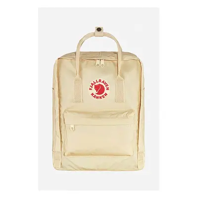 Batoh Fjallraven Kanken béžová barva, velký, s aplikací, F23510.115-115