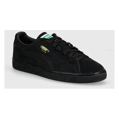 Semišové sneakers boty Puma Suede Classic černá barva, 399781