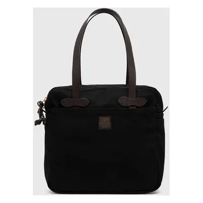 Taška Filson Tote Bag With Zipper černá barva, FMBAG0070