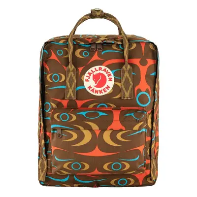 Batoh Fjallraven Kanken Art červená barva, velký, vzorovaný, F23200255