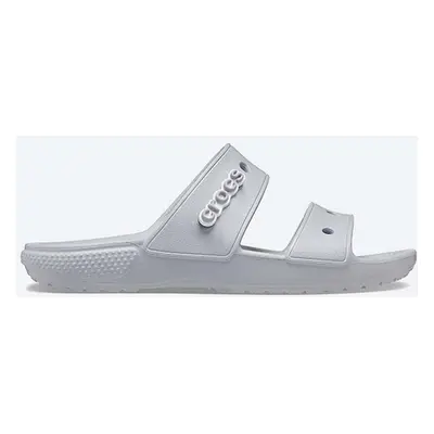 Pantofle Crocs Classic šedá barva, 206761.LIGHT-Grey