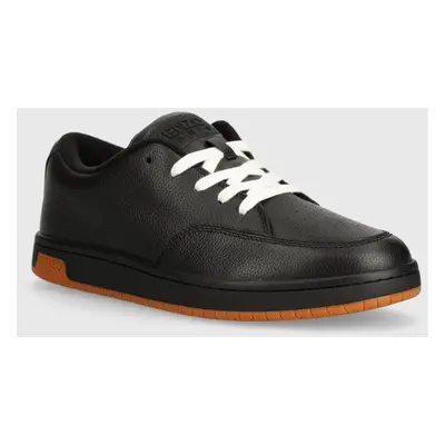 Kožené sneakers boty Kenzo Dome Low Top Sneakers černá barva, FD65SN061L53.99