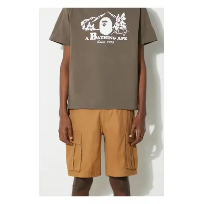 Bavlněné šortky The North Face M Anticline Cargo Short hnědá barva, NF0A55B61731