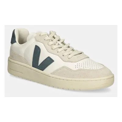 Kožené sneakers boty Veja V-90 bílá barva, VD2003845B