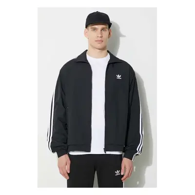 Mikina adidas Originals pánská, černá barva, s aplikací, IT2491