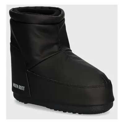 Sněhule Moon Boot MB ICON LOW NOLACE RUBBER černá barva, 80D1409410 N001