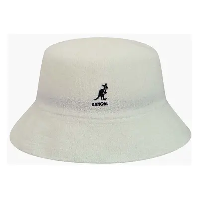 Klobouk Kangol Bermuda Bucket bílá barva, K3050ST.WHITE-WHITE