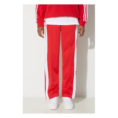 Tepláky adidas Originals Adibreak Pant červená barva, vzorované, IP0620