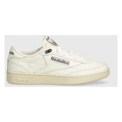 Kožené sneakers boty Reebok LTD Club C 85 Vintage béžová barva, RMIA04HC99LEA0030100