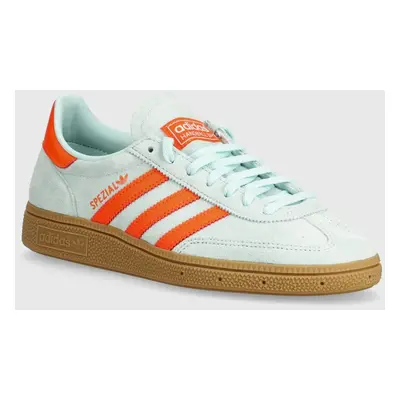 Sneakers boty adidas Originals Hanball Spezial tyrkysová barva, IH5374