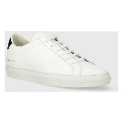 Kožené sneakers boty Common Projects Retro Classic bílá barva, 2389