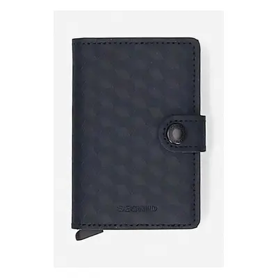 Peněženka Secrid Miniwallet Optical černá barva, MOP-BLACK-TITANIUM