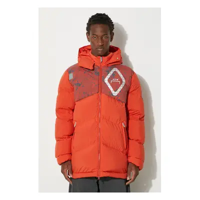 Péřová bunda A-COLD-WALL* Panelled Down Jacket ACWMO107 RUST pánská, oranžová barva, zimní