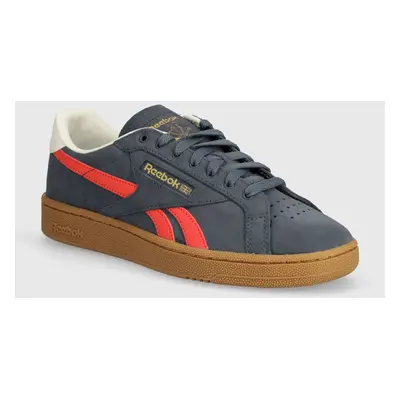 Semišové sneakers boty Reebok Classic Club C Grounds Uk zelená barva, 100074847