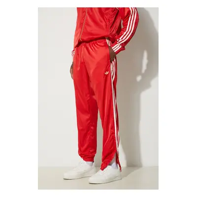 Tepláky adidas Originals Premium Track Pant červená barva, s aplikací, IZ3189