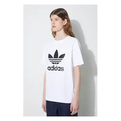 Tričko adidas Originals béžová barva