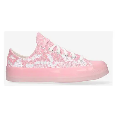 Semišové tenisky Converse x Golf Wang Chuck růžová barva, 173189C-PINK