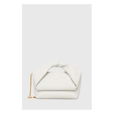 Kožená kabelka JW Anderson Midi Twister Bag béžová barva, HB0539.LA0088