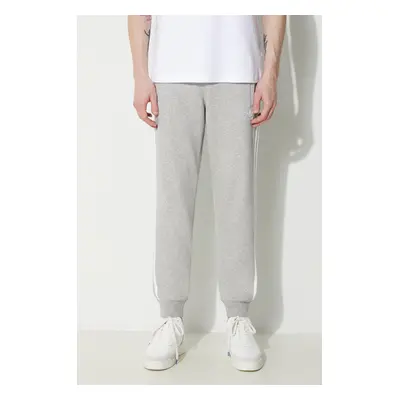 Tepláky adidas Originals 3-Stripes Pant šedá barva, melanžové, IM9318