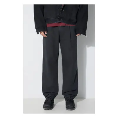 Kalhoty Maharishi U.S. Chino Loose pánské, černá barva, ve střihu chinos, 4604.BLACK