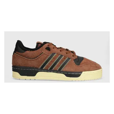 Sneakers boty adidas Originals Rivalry 86 Low hnědá barva, IF6265