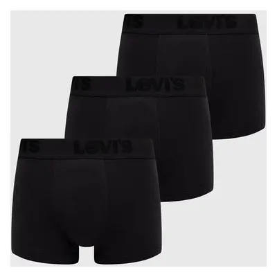 Boxerky Levi's pánské, černá barva, 37149.0296-black