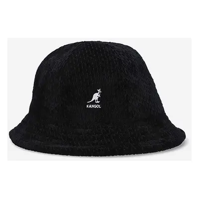 Klobouk Kangol Velour Slub Casual černá barva, K5319.BLACK-BLACK