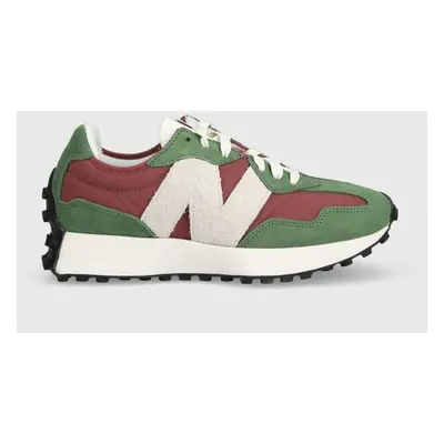 Sneakers boty New Balance WS327UO zelená barva