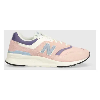 Sneakers boty New Balance CW997HVG růžová barva, CW997HVG-HVG