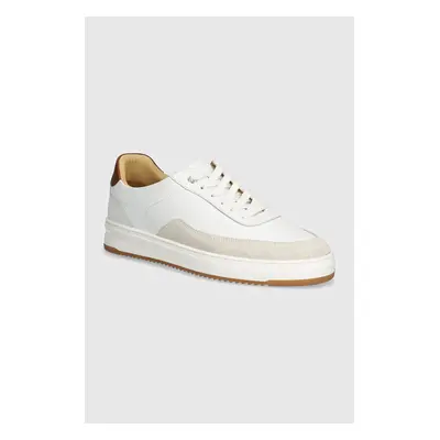 Kožené sneakers boty Filling Pieces Mondo Squash Tag bílá barva, 56425651901