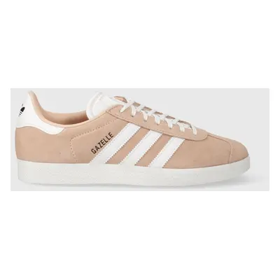 Semišové sneakers boty adidas Originals Gazelle oranžová barva, ID7006