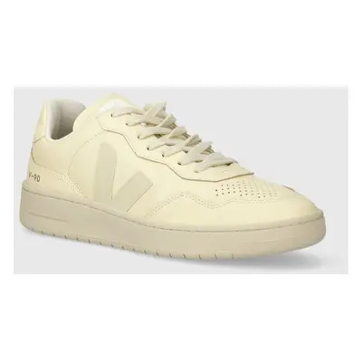 Kožené sneakers boty Veja V-90 béžová barva, VD2003381