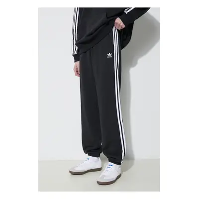 Bavlněné tepláky adidas Originals černá barva, s aplikací, IB7457