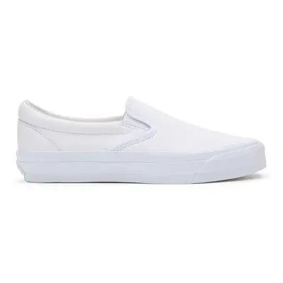 Kožené tenisky Vans Premium Standards Slip-On Reissue 98 bílá barva, VN000CSEWWW1