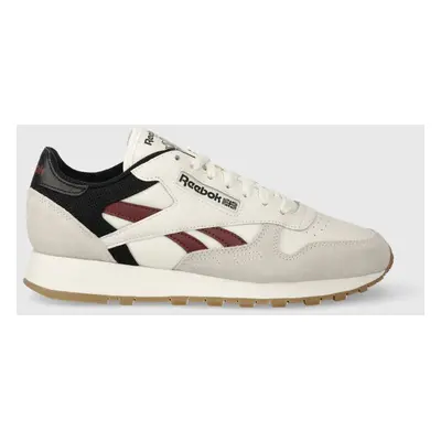 Kožené sneakers boty Reebok Classic Leather šedá barva