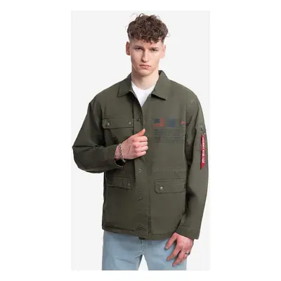 Bunda Alpha Industries Field Jacket LWC 136115 136 pánská, šedá barva, přechodná