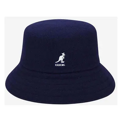 Vlněný klobouk Kangol Wool Lahinch tmavomodrá barva, vlněný, K3191ST.NAVY-NAVY